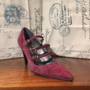 Franco Barbieri, italian shoes, burgundy mary jane